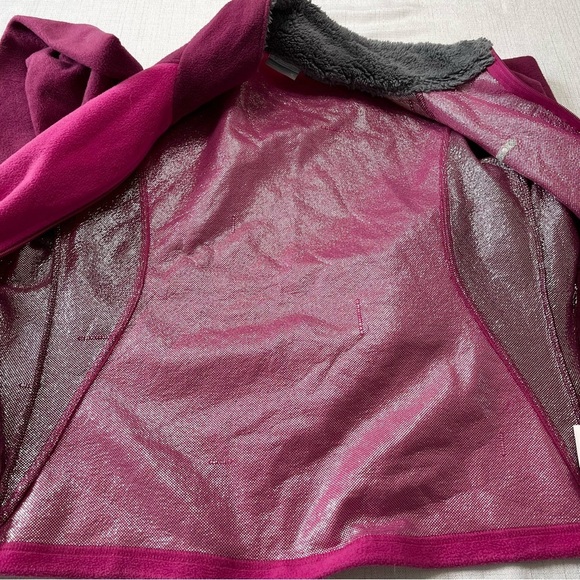 Columbia Fleece Jacket Womens Large Purple Full Zip Omni-Heat - Picture 6 of 8